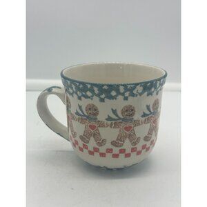 Folk Craft by Tienshan Gingerbread Coffee Cup Mug Christmas